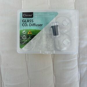 Aquarium Glass CO2 Diffuser & CO2 Drop Checker & 60ml CO2 Indicator Solution
